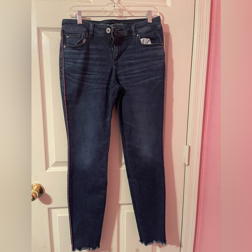 inc Denim Skinny Leg Jeans Regular Fit Ankle Women's Size 8P